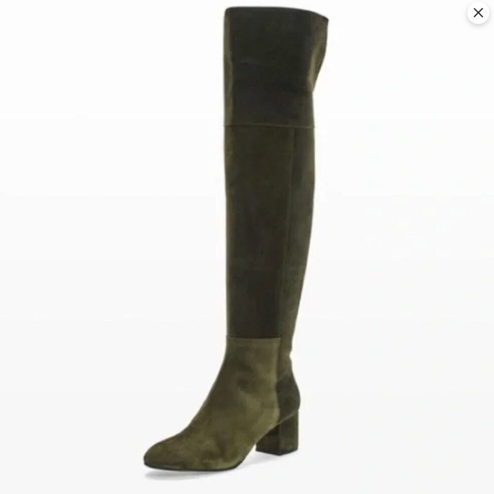 Club Monaco OTK over the knee boot Green Andrea 38.5